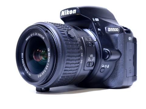 [USED]u058395 D5500 18-55 VR II レンズキット [ブラック]