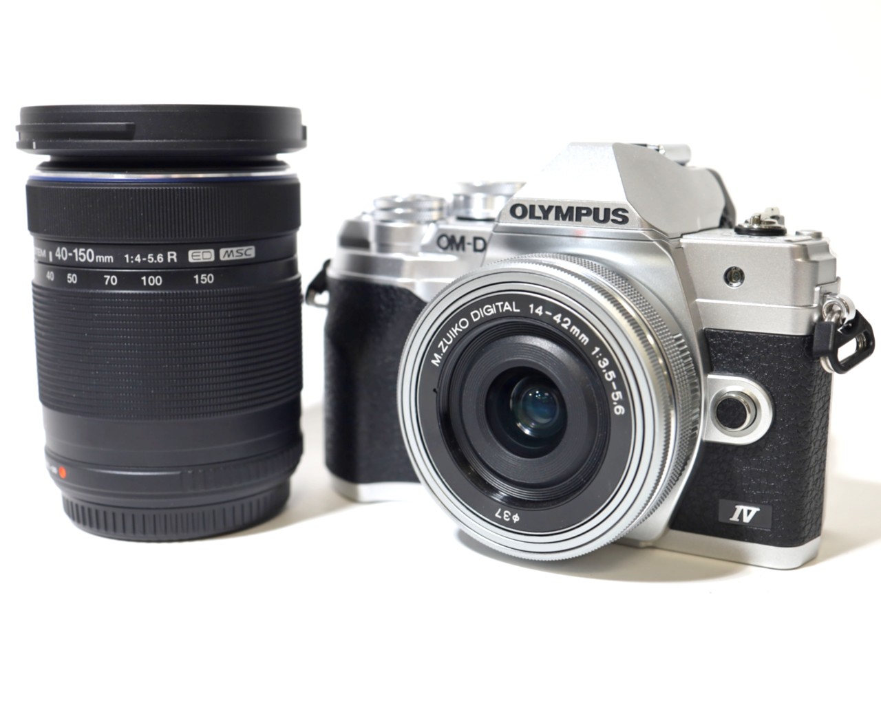 [USED]u060142&nbsp;OM-D&nbsp;E-M10&nbsp;Mark&nbsp;IV&nbsp;EZダブルズームキット&nbsp;[シルバー]