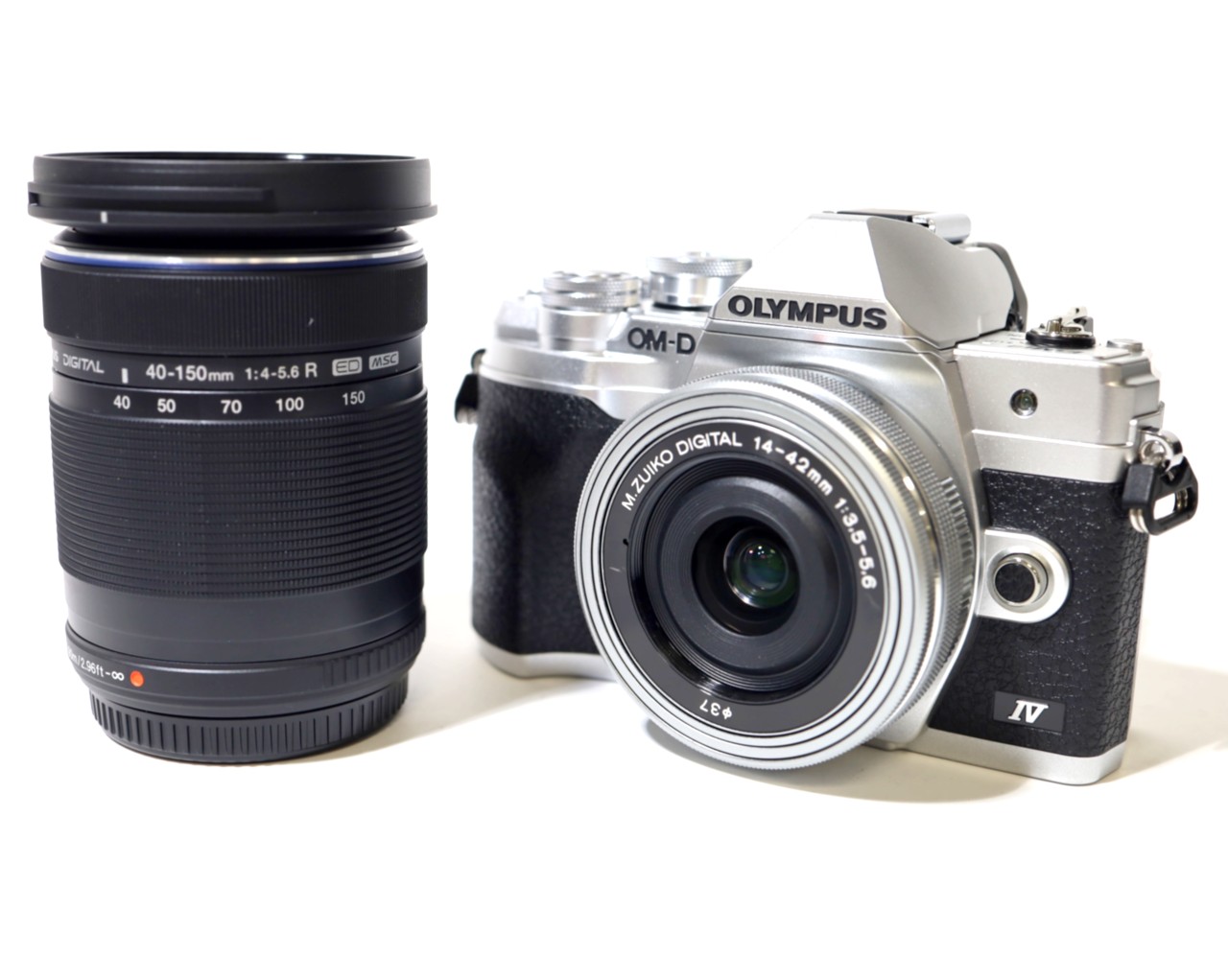 [USED]u060144&nbsp;OM-D&nbsp;E-M10&nbsp;Mark&nbsp;IV&nbsp;EZダブルズームキット&nbsp;[シルバー]