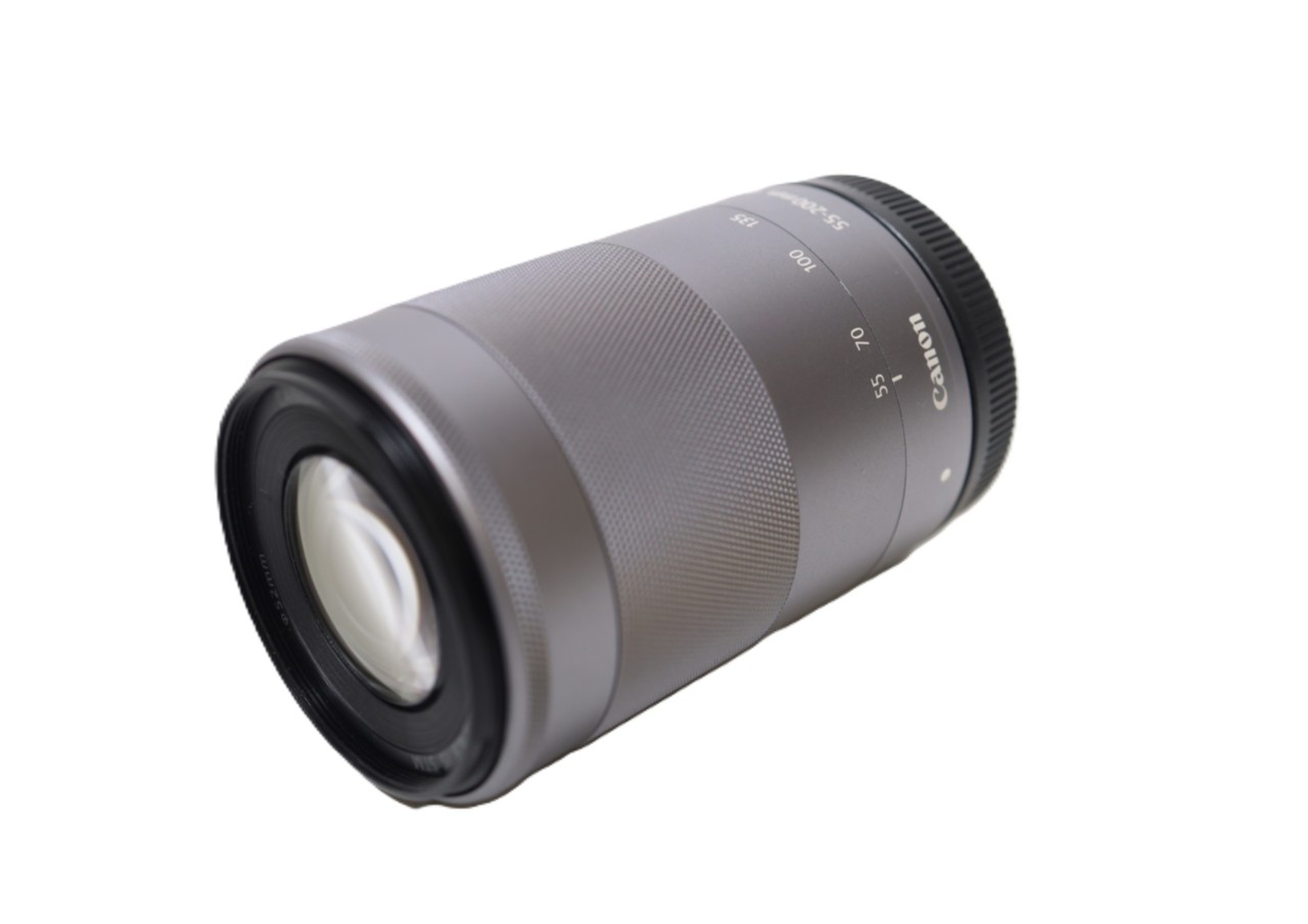 [USED]u061464&nbsp;EF-M55-200mm&nbsp;F4.5-6.3&nbsp;IS&nbsp;STM&nbsp;[シルバー]