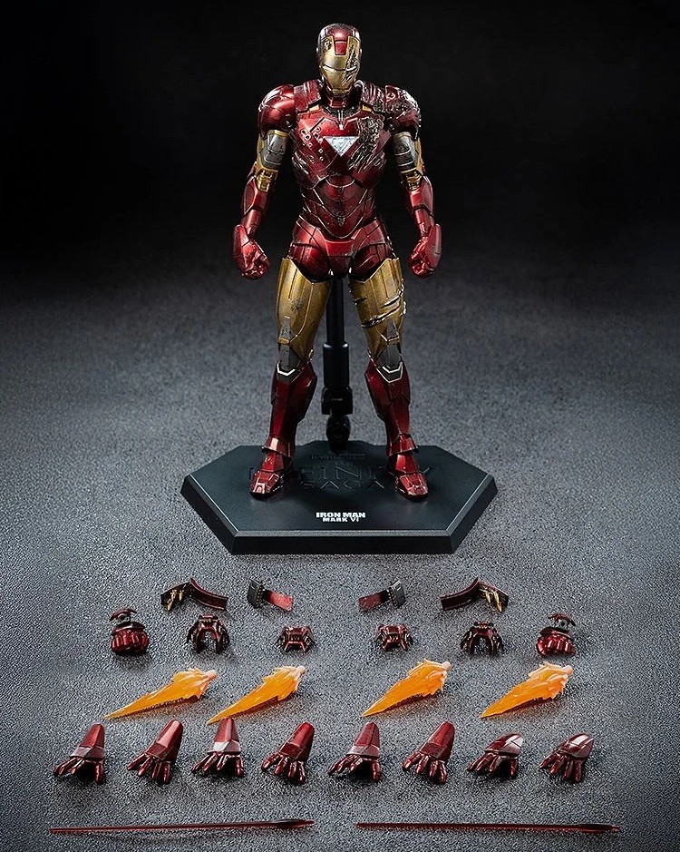 DLX&nbsp;Iron&nbsp;Man&nbsp;Mark&nbsp;6&nbsp;(Battle&nbsp;Damaged)&nbsp;(DLX&nbsp;アイアンマン・マーク6(バトルダメージ))&nbsp;(完成品)