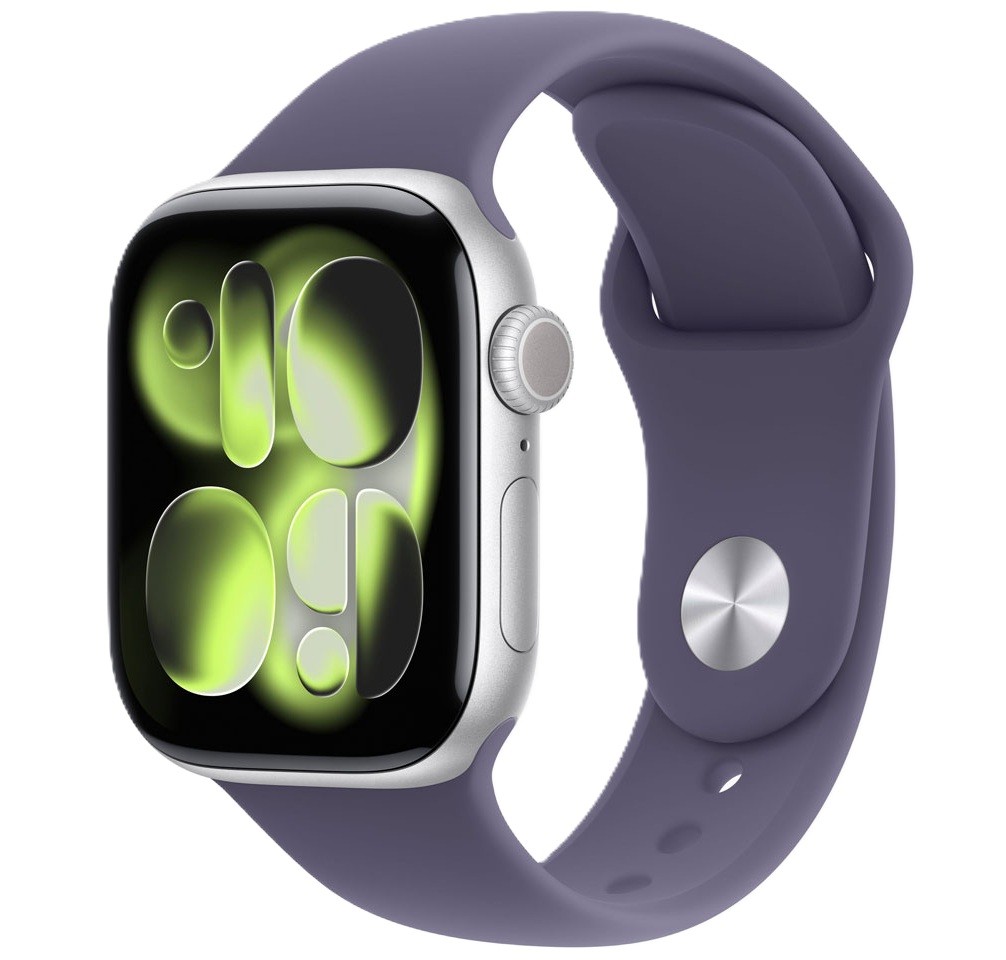Apple&nbsp;Watch&nbsp;11&nbsp;GPS&nbsp;42mm&nbsp;MEU74J/A&nbsp;Silver/Purple&nbsp;Fog&nbsp;Sports&nbsp;Band&nbsp;M/L