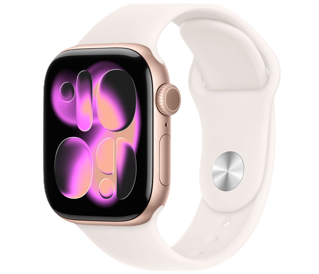 Apple&nbsp;Watch&nbsp;11&nbsp;GPS&nbsp;42mm&nbsp;MEU04J/A&nbsp;Rose&nbsp;Gold/Light&nbsp;Blush&nbsp;Sport&nbsp;Band&nbsp;S/M