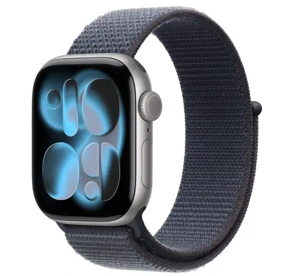 Apple&nbsp;Watch&nbsp;11&nbsp;GPS&nbsp;42mm&nbsp;MEW14J/A&nbsp;SpaceGray/Anchor&nbsp;Blue&nbsp;Sports&nbsp;Loop