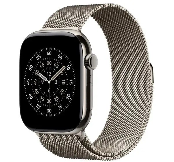 Apple&nbsp;Watch&nbsp;11&nbsp;GPS&nbsp;46mm&nbsp;MEW94J/A&nbsp;SpaceGray/Natural&nbsp;Milanese&nbsp;Loop&nbsp;M/L　