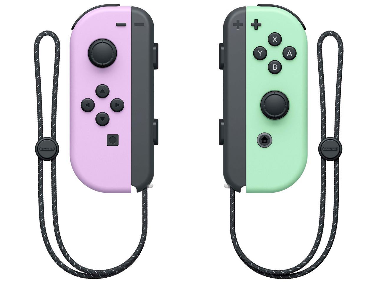 Joy-Con&nbsp;(L)/(R)&nbsp;[パステルパープル/パステルグリーン]&nbsp;HAC-A-JAWAF