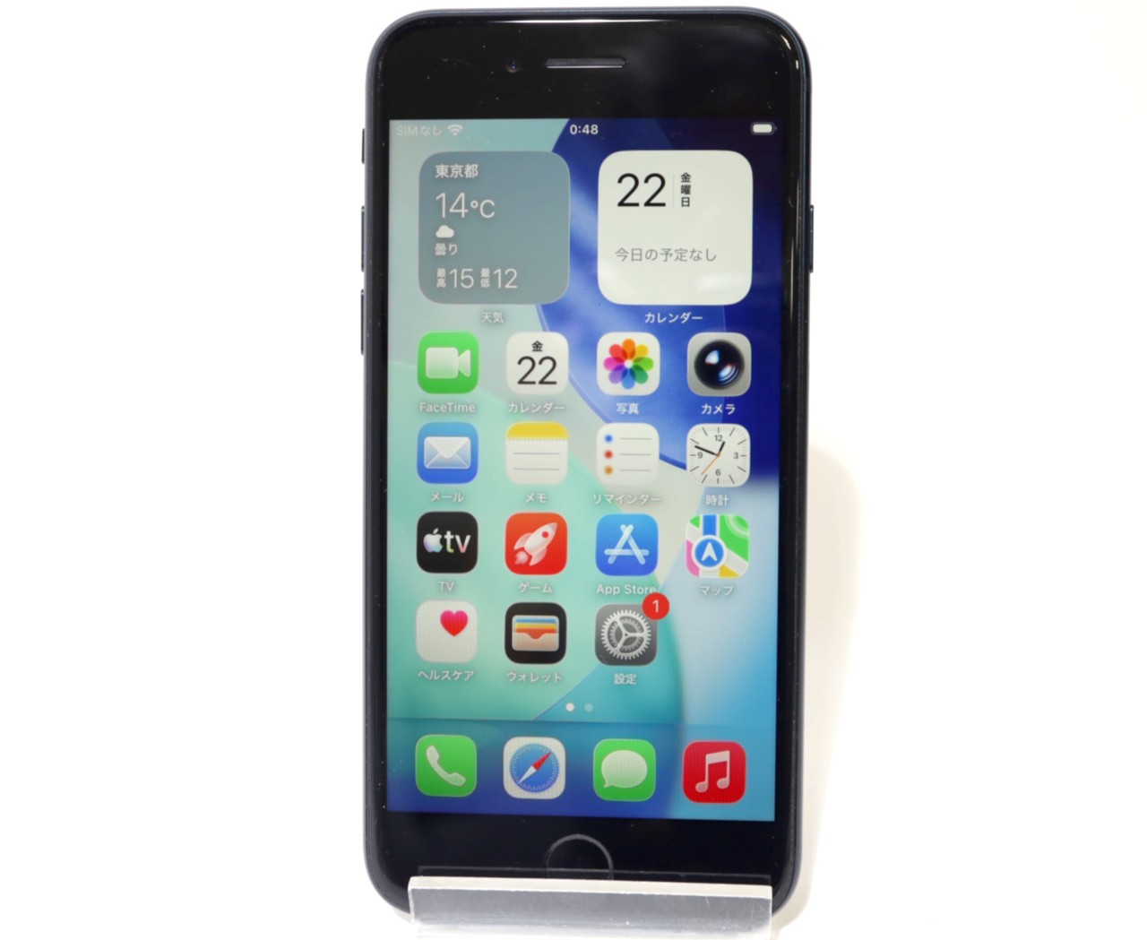 [USED]u061066&nbsp;iPhoneSE&nbsp;3rd&nbsp;64GB&nbsp;SIMフリー&nbsp;[ミッドナイト]