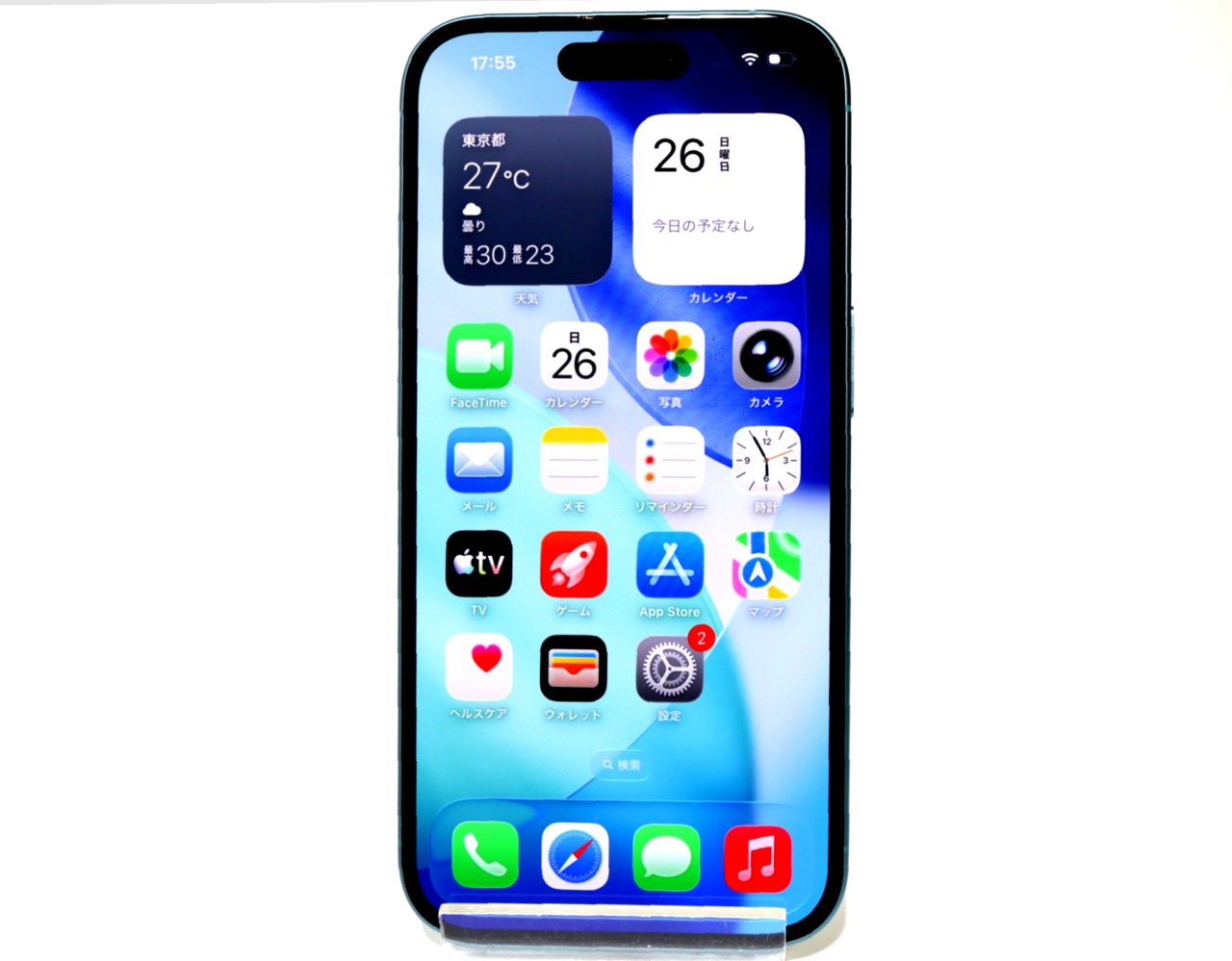 [USED]u061757&nbsp;iPhone16&nbsp;256GB&nbsp;SIMフリー&nbsp;[ティール]