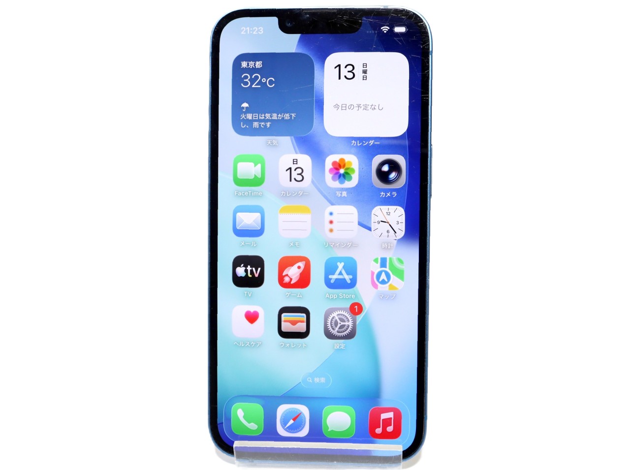 [USED]u062146&nbsp;iPhone13&nbsp;128GB&nbsp;SIMフリー&nbsp;[ブルー]