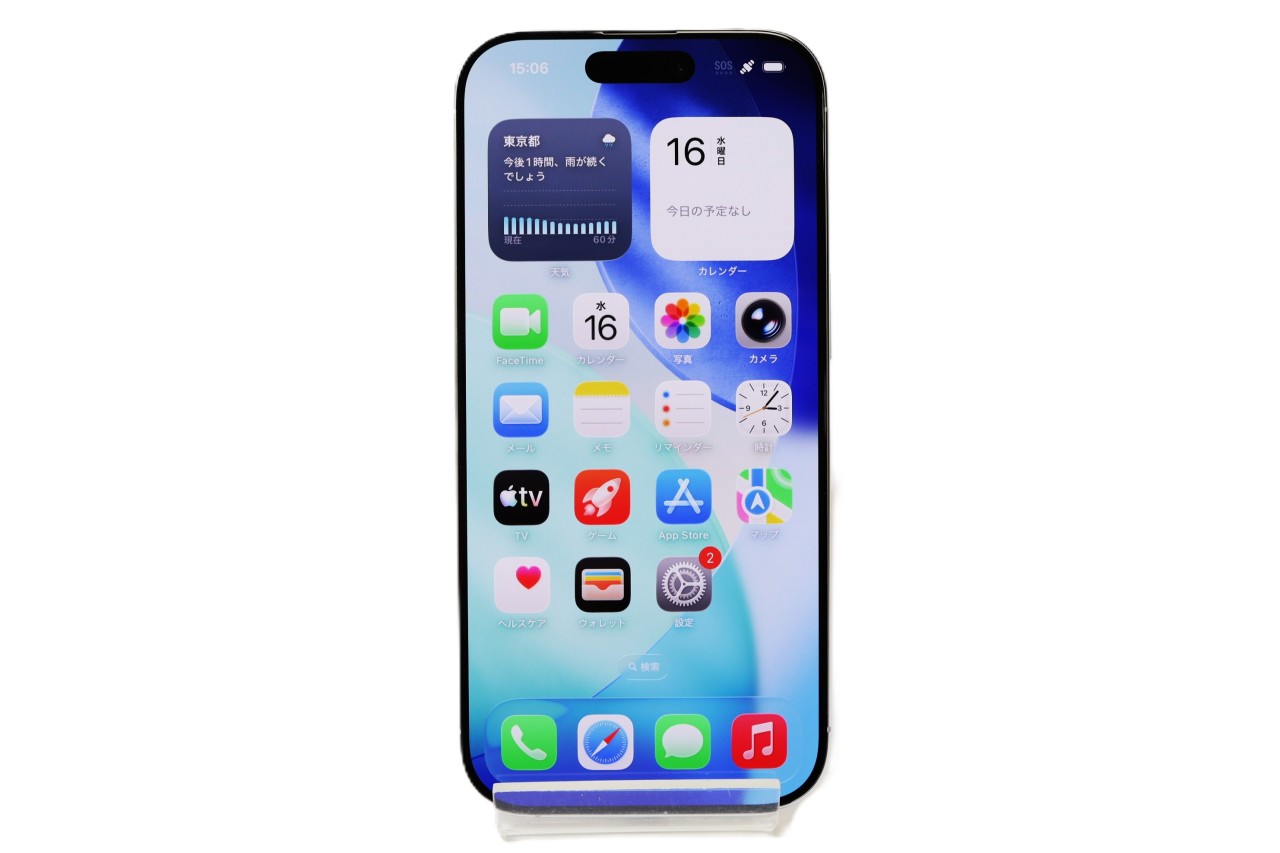 [USED]u062184&nbsp;iPhone16&nbsp;Pro&nbsp;256GB&nbsp;SIMフリー&nbsp;[ホワイトチタニウム]
