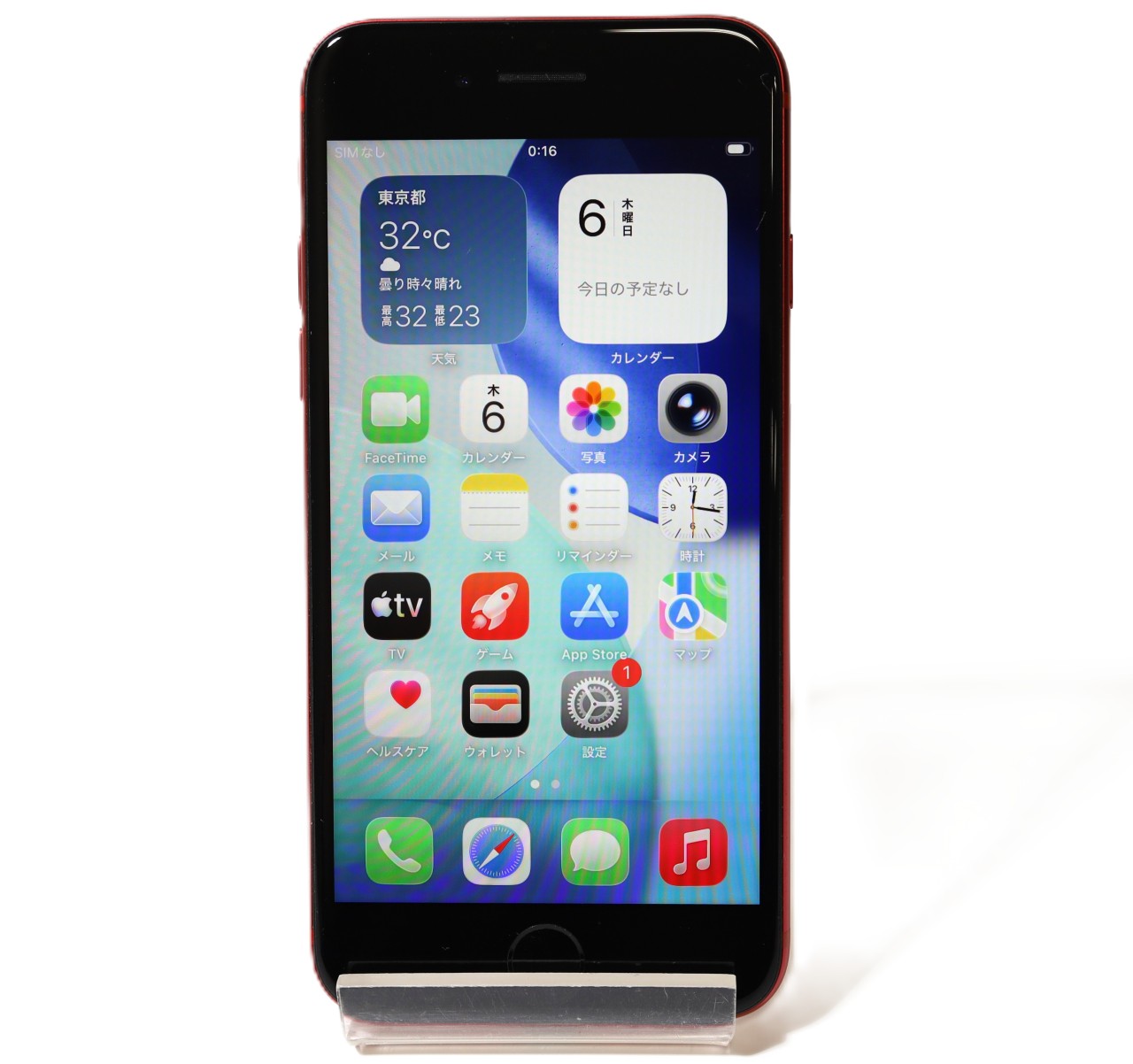 iPhone SE (��2����) (PRODUCT)RED 128GB SIM�t���[ [���b�h]�̐��i�摜2